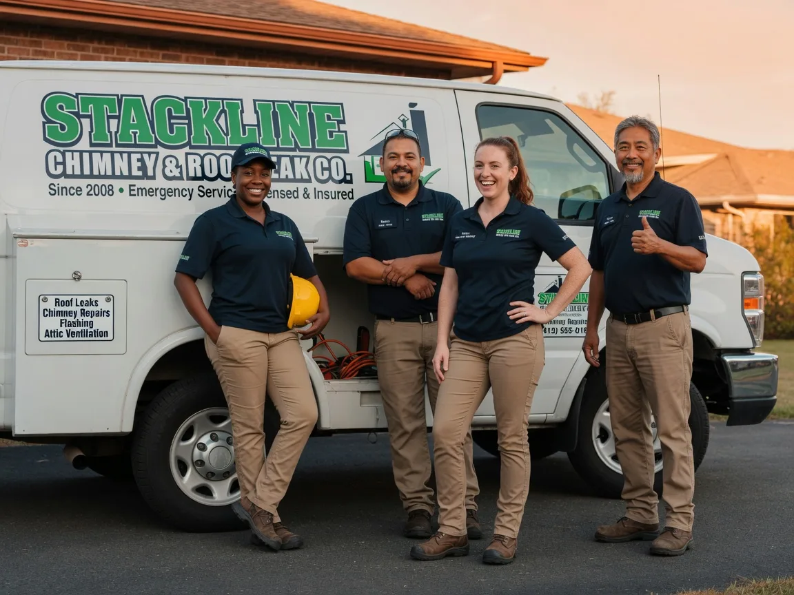 Chimney flashing repair company in Harrisburg, IL